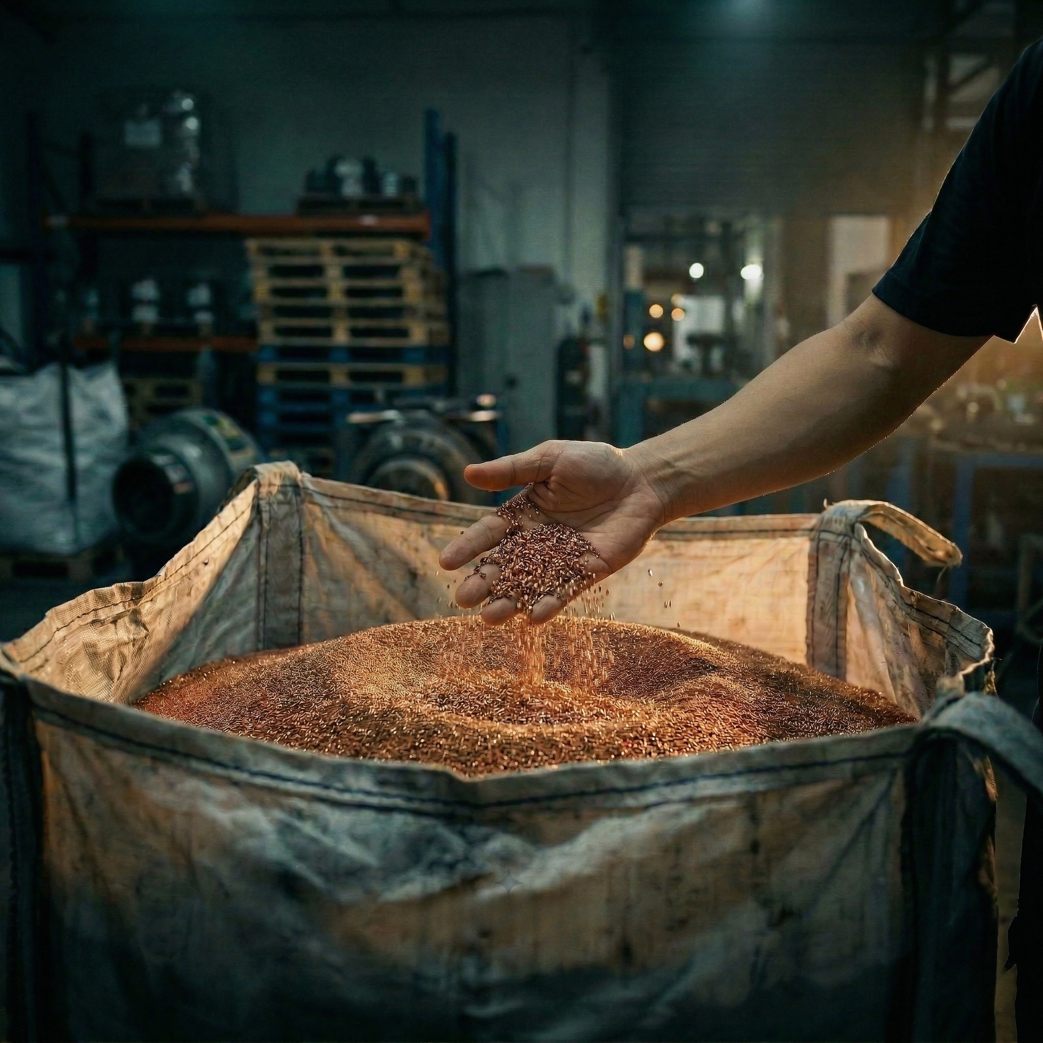 Modern metal recycling facility